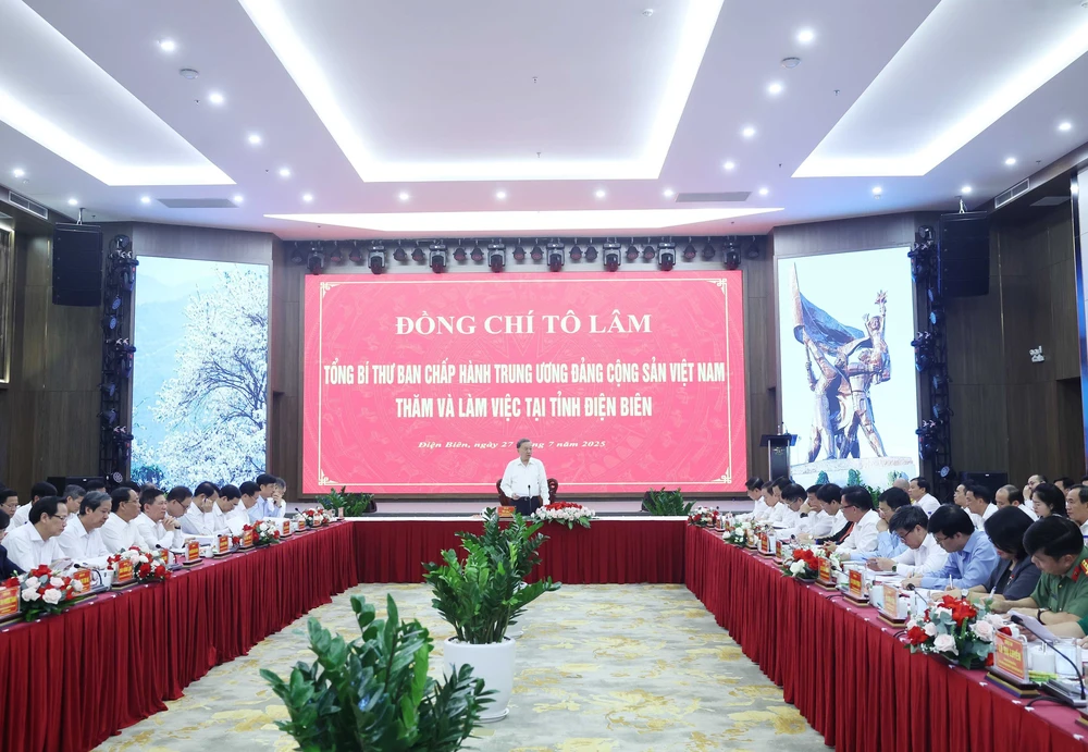 Tổng Bí thư Tô Lâm: Tinh thần “Điện Biên Phủ” phải tiếp tục được thắp lên như một mệnh lệnh phát triển - Ảnh 1.