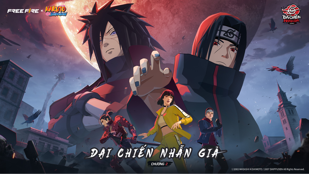 Cuộc chiến ở Free Fire x NARUTO SHIPPUDEN chương 2: Đại chiến nhẫn giả - Ảnh 1.