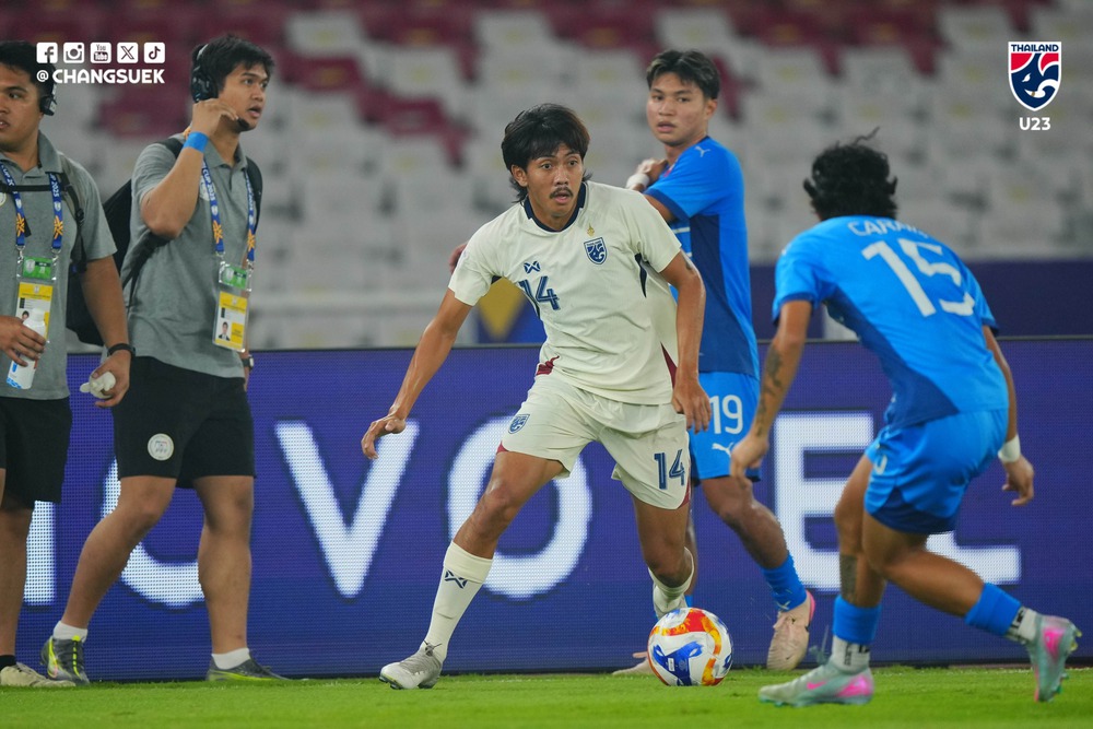 Thắng cách biệt U23 Philippines, U23 Thái Lan nhận quà an ủi ở giải U23 Đông Nam Á 2025 - Ảnh 1.
