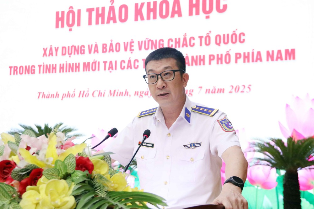 Hội thảo khoa học về xây dựng và bảo vệ vững chắc Tổ quốc trong tình hình mới - Ảnh 5.
