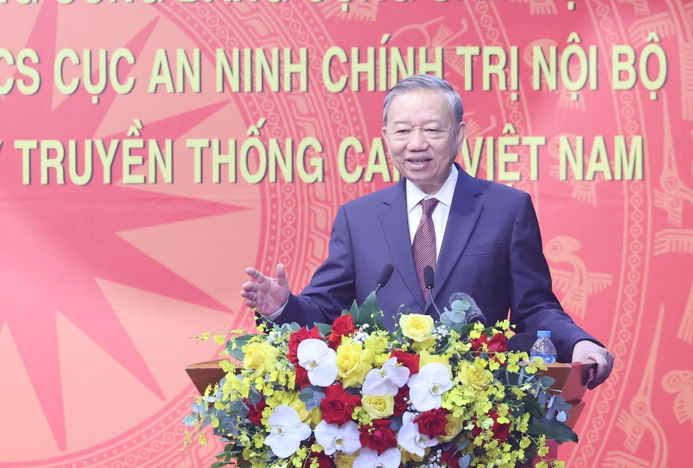 Tổng Bí thư Tô Lâm: Đổi mới mạnh mẽ tư duy, cách thức triển khai bảo vệ an ninh chính trị nội bộ - Ảnh 5.