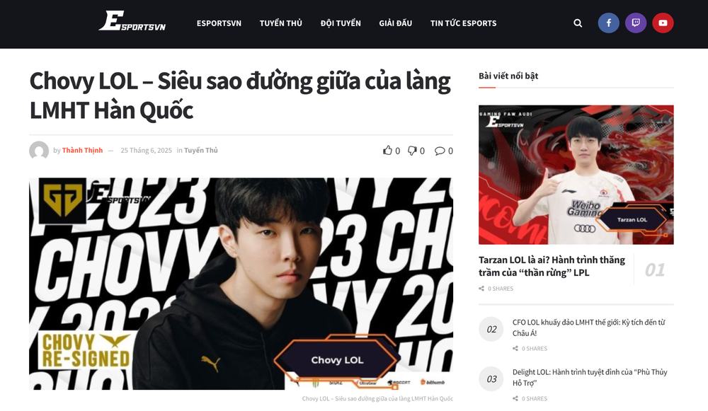EsportsVN đồng hành cùng Chovy LOL chinh phục đỉnh cao LMHT - Ảnh 1.