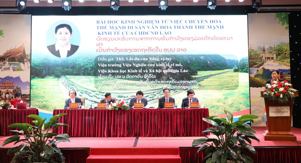 Việt Nam và Lào chia sẻ kinh nghiệm phát triển kinh tế di sản - Ảnh 1. Việt Nam và Lào chia sẻ kinh nghiệm phát triển kinh tế di sản - Ảnh 1.