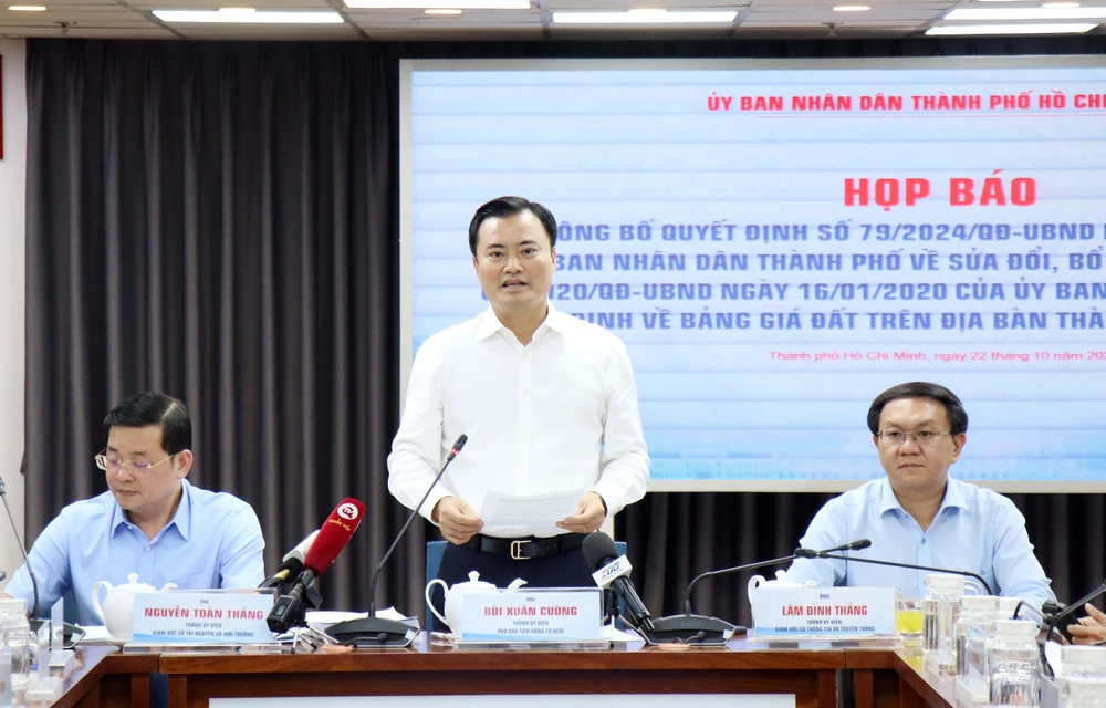 TP. Hồ Chí Minh triển khai xây dựng Bảng giá đất lần đầu theo Luật Đất đai năm 2024 - Ảnh 1.