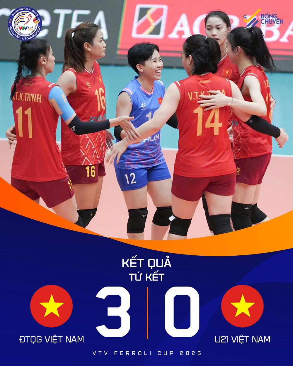 ĐT Việt Nam thắng dễ U21 Việt Nam 3-0 ở tứ kết VTV Cup 2025 - Ảnh 1.