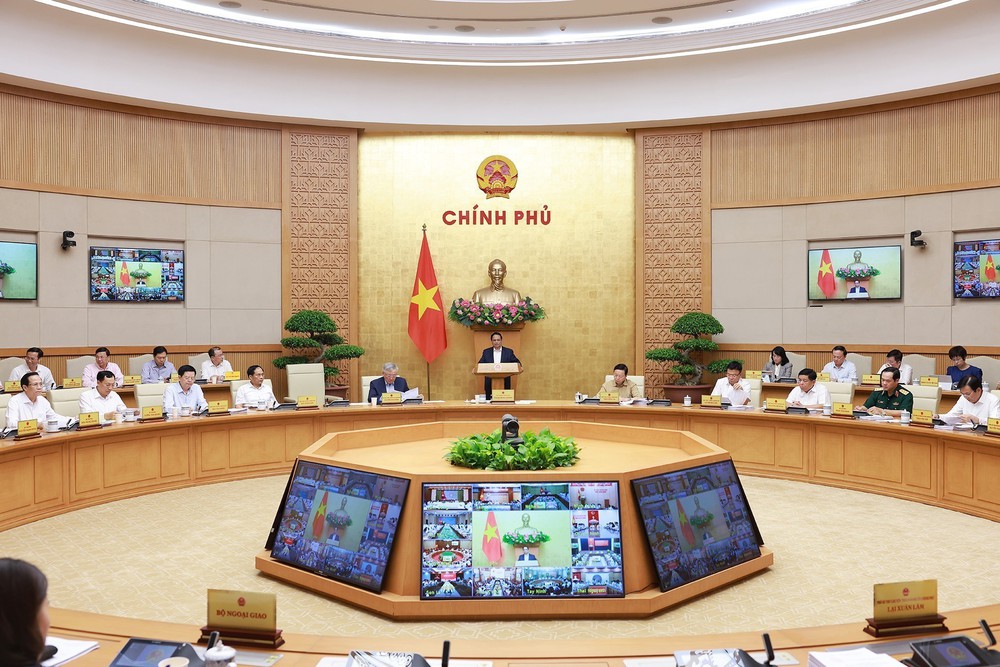 Thủ tướng Phạm Minh Chính chủ trì Hội nghị trực tuyến toàn quốc Chính phủ với địa phương - Ảnh 1.