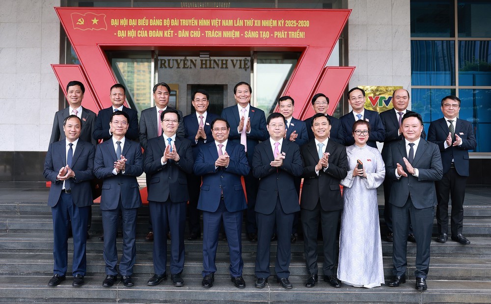 Thủ tướng dự Đại hội đại biểu Đảng bộ Đài Truyền hình Việt Nam nhiệm kỳ 2025 - 2030 - Ảnh 11.
