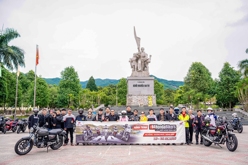 Biker miền Trung tri ân lịch sử, chinh phục hành trình gần 600km đến Măng Đen - Ảnh 4.