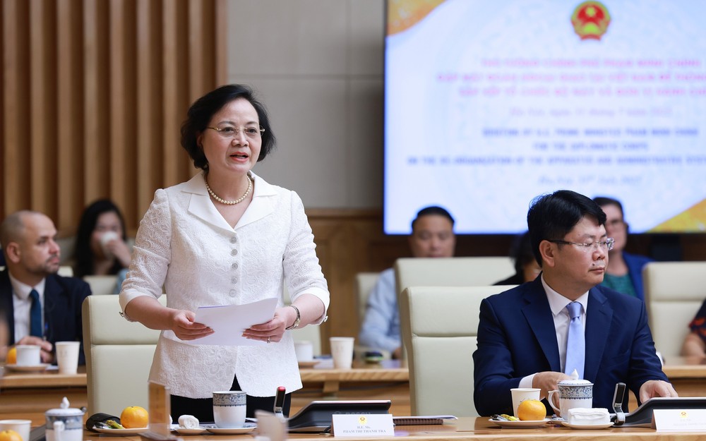 Thủ tướng thông tin về sắp xếp tổ chức bộ máy và đơn vị hành chính tới Đoàn ngoại giao tại Việt Nam - Ảnh 3.