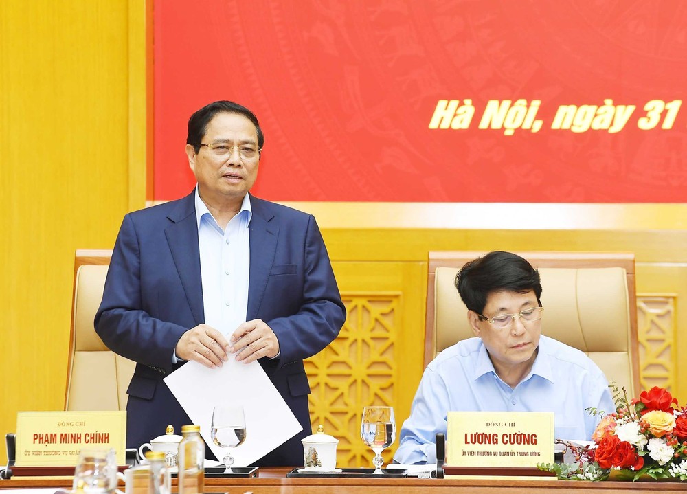 Tổng Bí thư Tô Lâm chủ trì Hội nghị Thường vụ Quân ủy Trung ương - Ảnh 3.