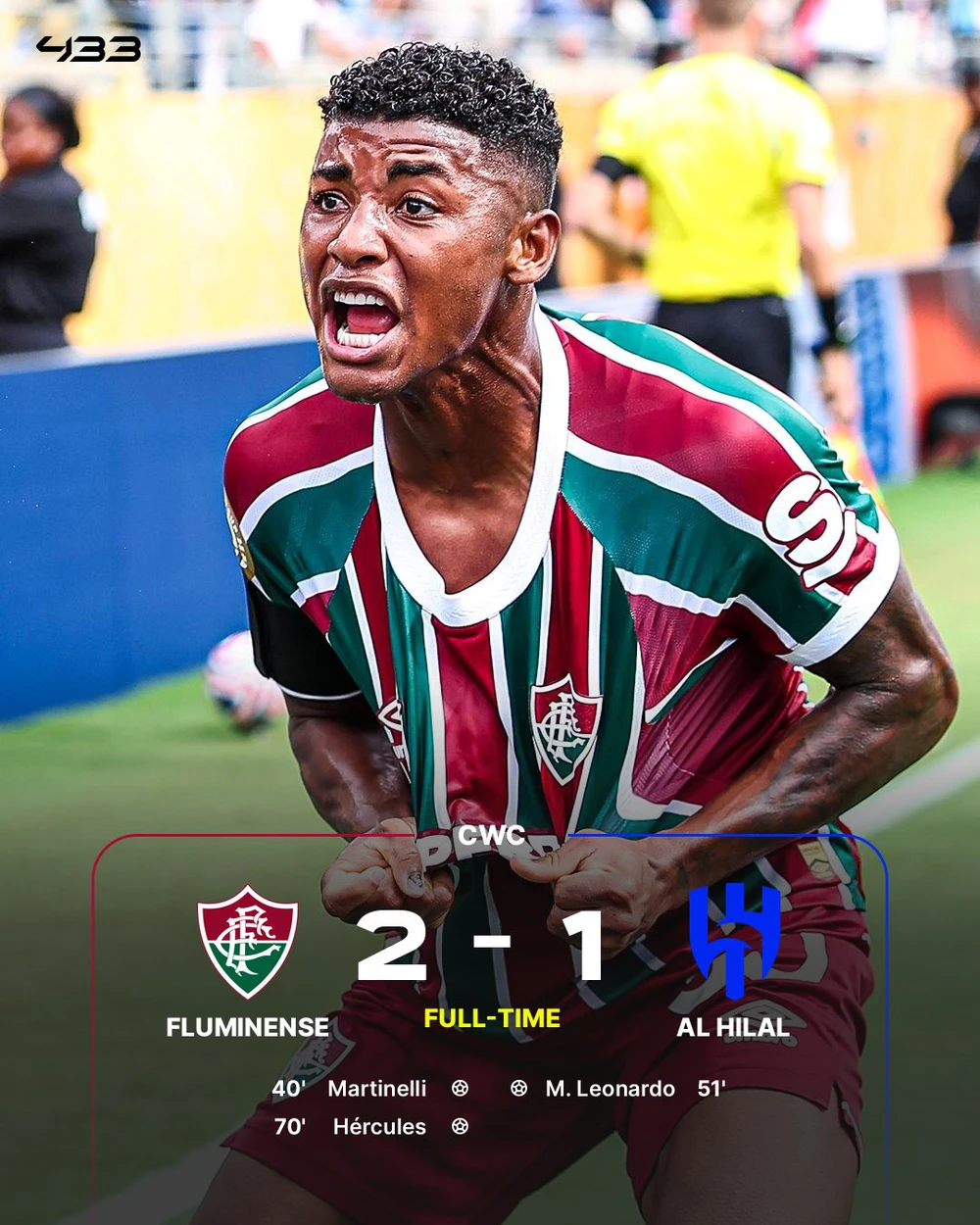 Fluminense loại dàn sao châu Âu của Al Hilal, đoạt vé vào bán kết FIFA Club World Cup 2024 - Ảnh 3. Fluminense loại dàn sao châu Âu của Al Hilal, đoạt vé vào bán kết FIFA Club World Cup 2024 - Ảnh 3.