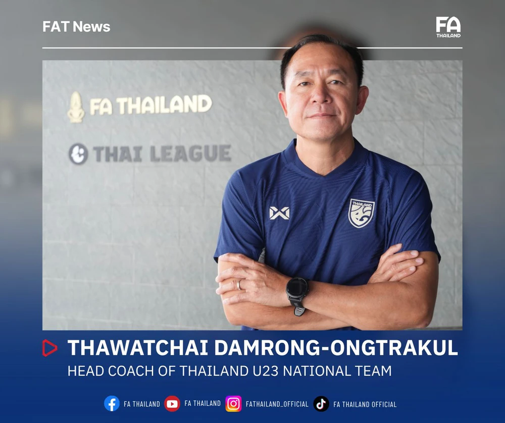Cựu cầu thủ Đồng Nai nhận trọng trách giành HCV SEA Games cùng U23 Thái Lan - Ảnh 1.