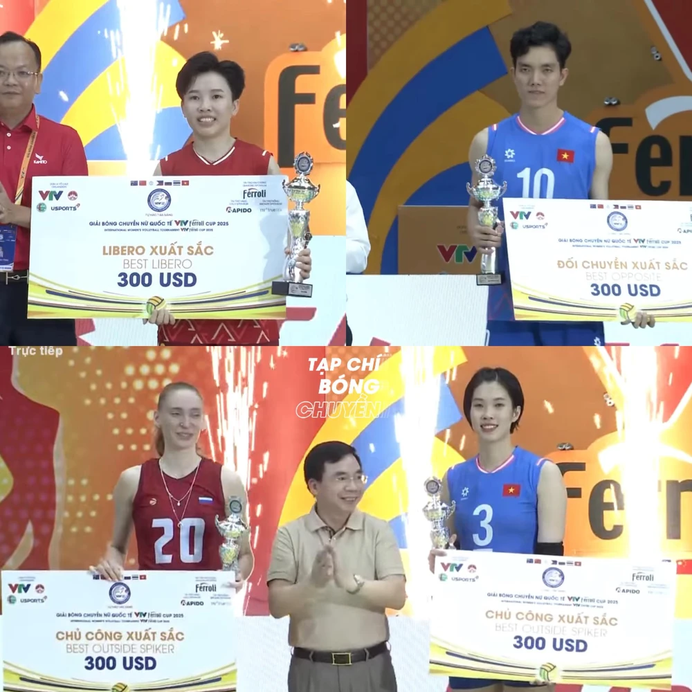 Ghi gần 50 điểm trước CLB châu Âu, Bích Tuyền được vinh danh cùng Trần Thị Thanh Thúy ở VTV Cup 2025 - Ảnh 2.