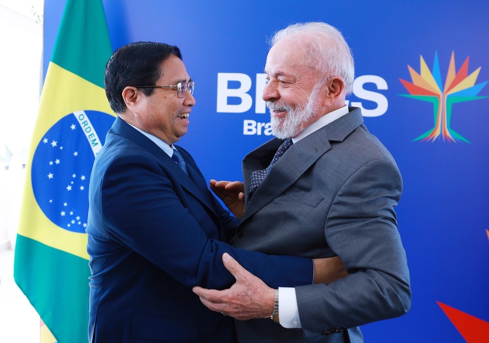 Thủ tướng Phạm Minh Chính hội kiến Tổng thống Brazil Lula da Silva - Ảnh 5.