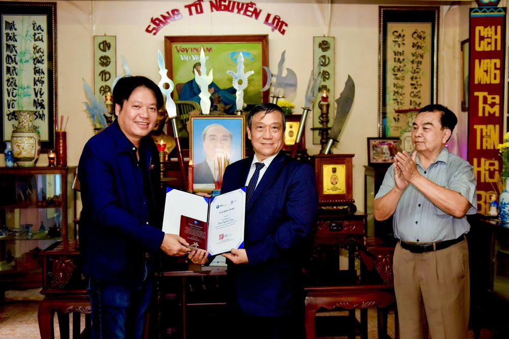 Đoàn võ sư quốc tế viếng Tổ đường Môn phái Vovinam - Việt Võ Đạo - Ảnh 3.