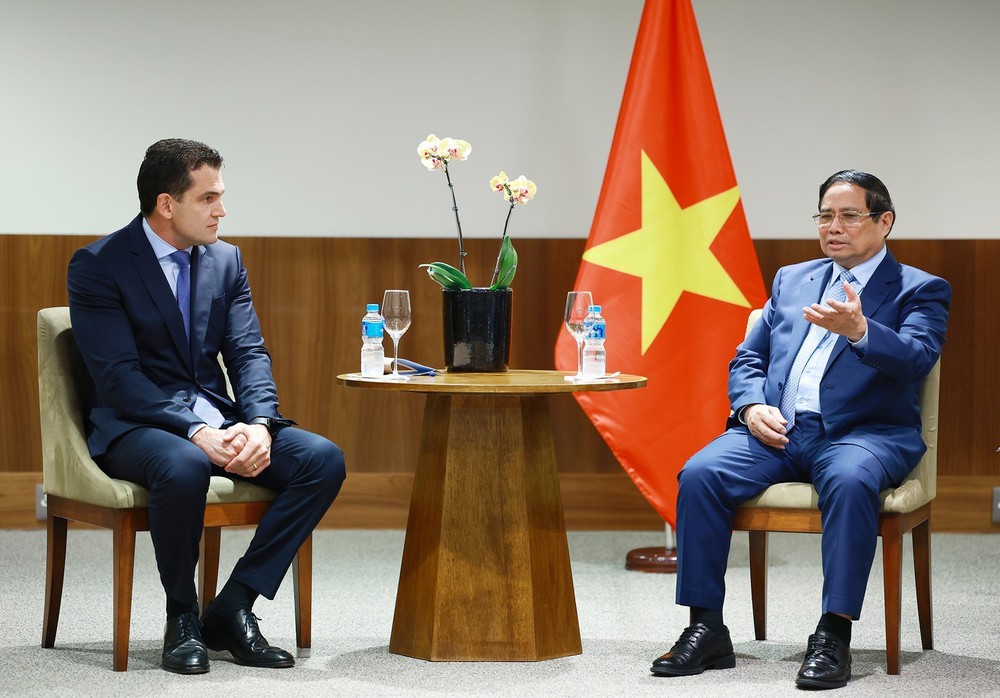Thủ tướng Phạm Minh Chính tiếp lãnh đạo một số tập đoàn hàng đầu Brazil - Ảnh 2.