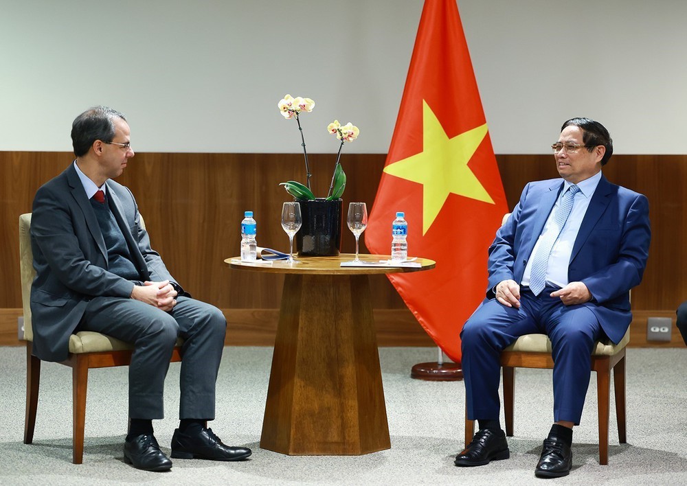 Thủ tướng Phạm Minh Chính tiếp lãnh đạo một số tập đoàn hàng đầu Brazil - Ảnh 5.