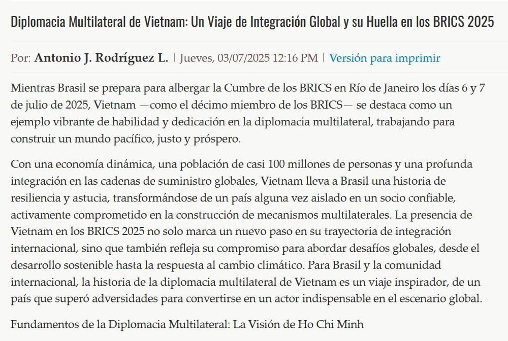 Truyền thông Brazil đưa tin đậm nét hoạt động của Thủ tướng Phạm Minh Chính tại Rio de Janeiro - Ảnh 2.