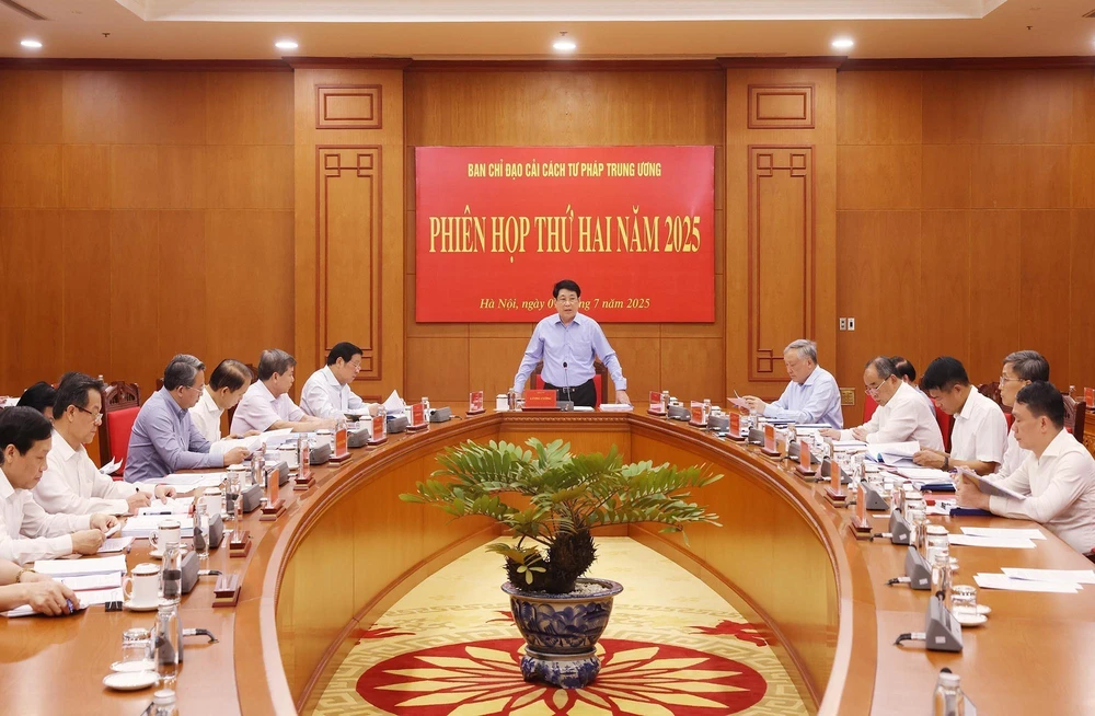Phiên họp thứ hai Ban Chỉ đạo Cải cách tư pháp Trung ương - Ảnh 2.