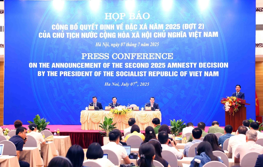 Họp báo công bố Quyết định về đặc xá năm 2025 (đợt 2) của Chủ tịch nước - Ảnh 3.