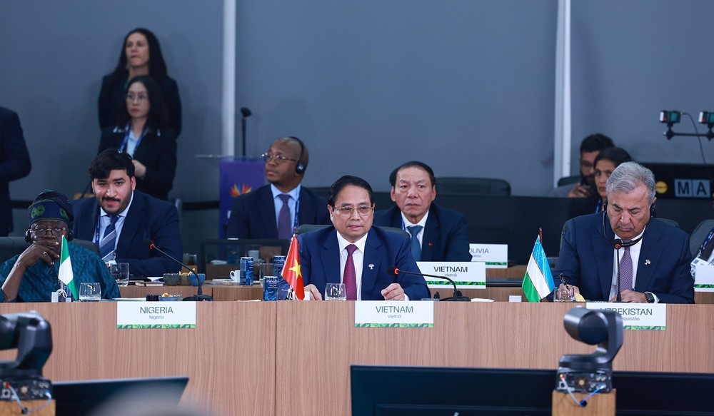 Thủ tướng phát biểu tại Phiên thảo luận cấp cao Hội nghị Thượng đỉnh BRICS mở rộng 2025 - Ảnh 3.