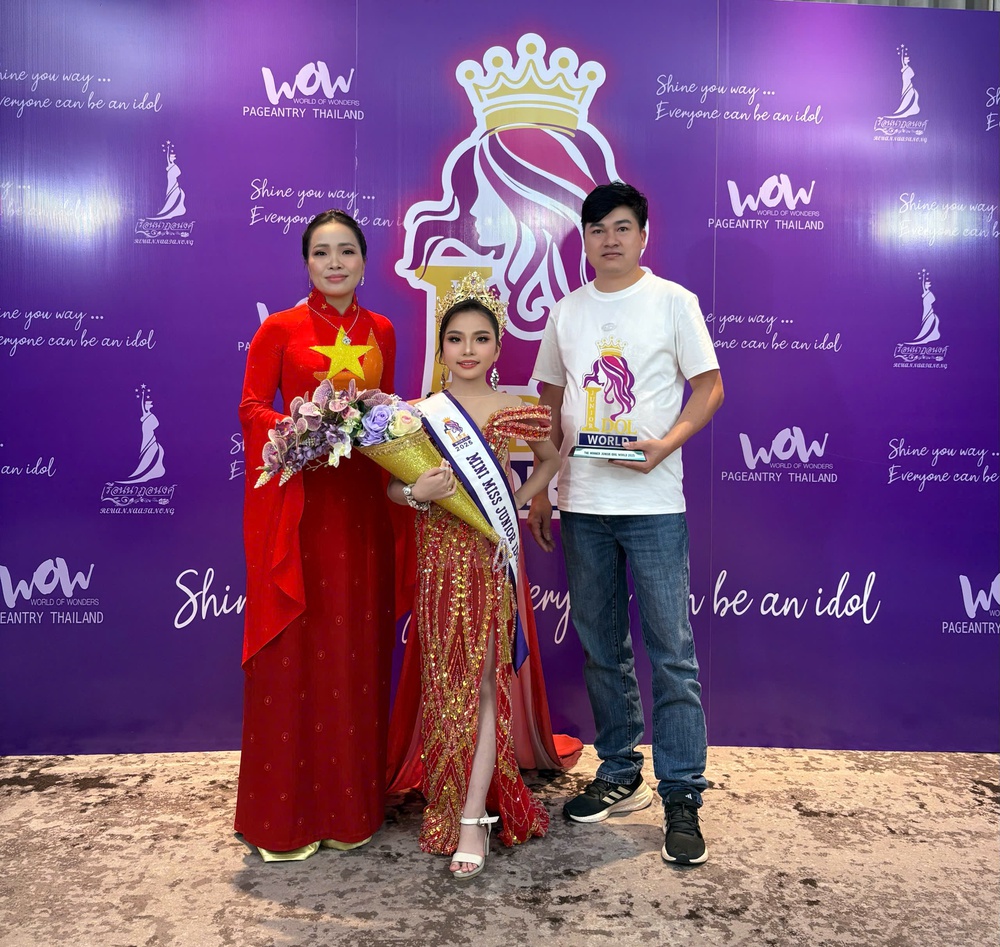 Diễn viên nhí Lê Ngọc Minh Giang đăng quang Mini Miss Junior Idol World 2025 - Ảnh 3.