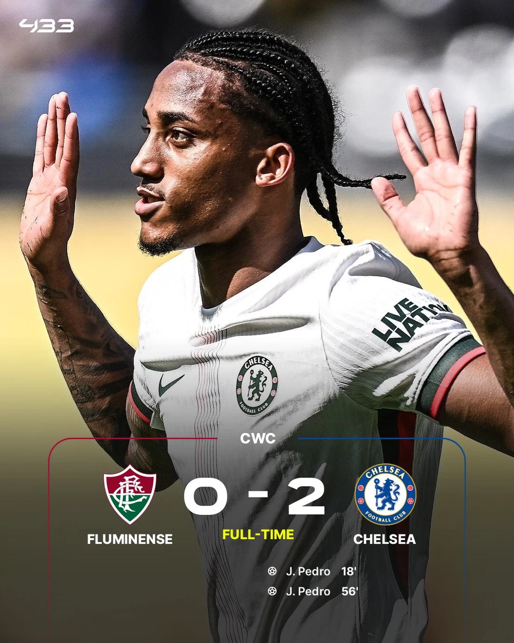 Joao Pedro lập cú đúp cho Chelsea, FIFA Club World Cup 2025 sẽ có đội vô địch đến từ châu Âu - Ảnh 1.