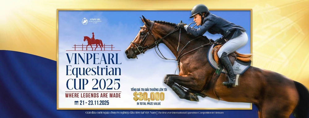 Sắp diễn ra giải cưỡi ngựa chuyên nghiệp đầu tiên tại Việt Nam – Vinpearl Equestrian Cup 2025 - Ảnh 1.
