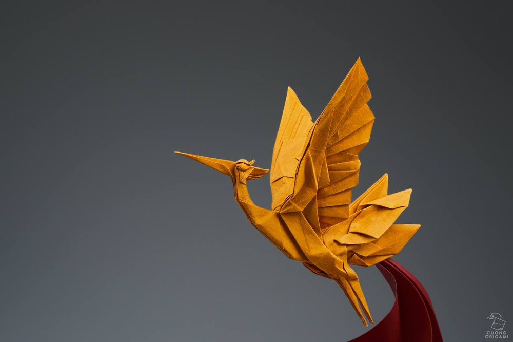 "Chất" Việt Nam trong nghệ thuật gấp giấy origami - Ảnh 5. "Chất" Việt Nam trong nghệ thuật gấp giấy origami - Ảnh 5.