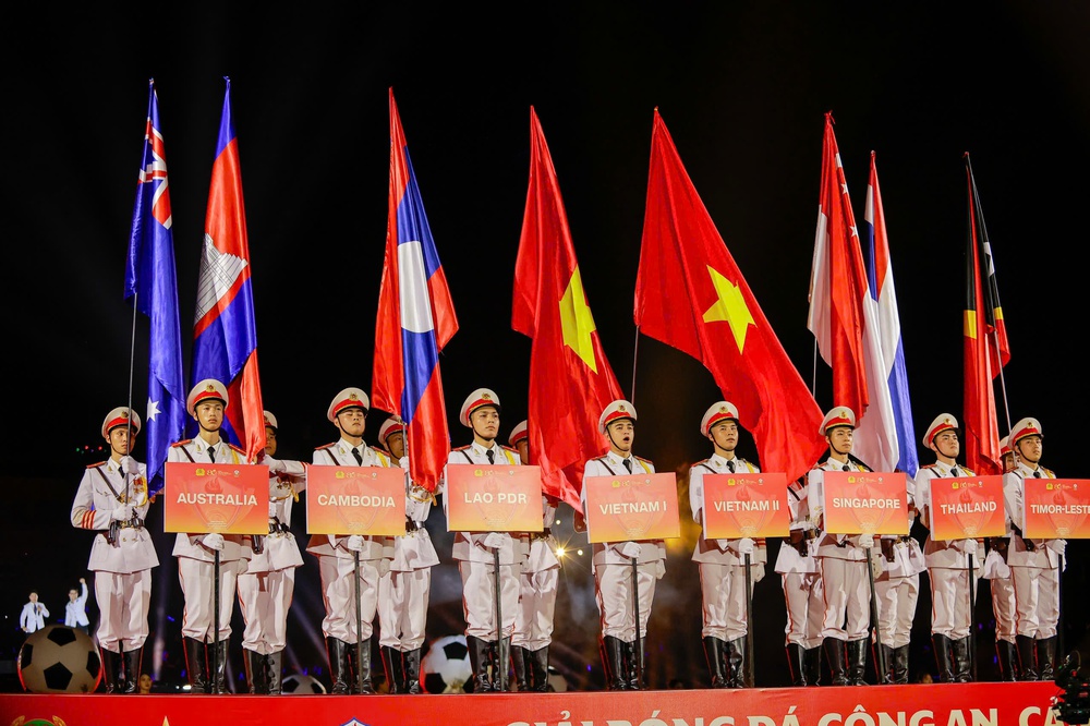 Khai mạc Giải bóng đá Công an - Cảnh sát các nước ASEAN mở rộng 2025 - Ảnh 1.