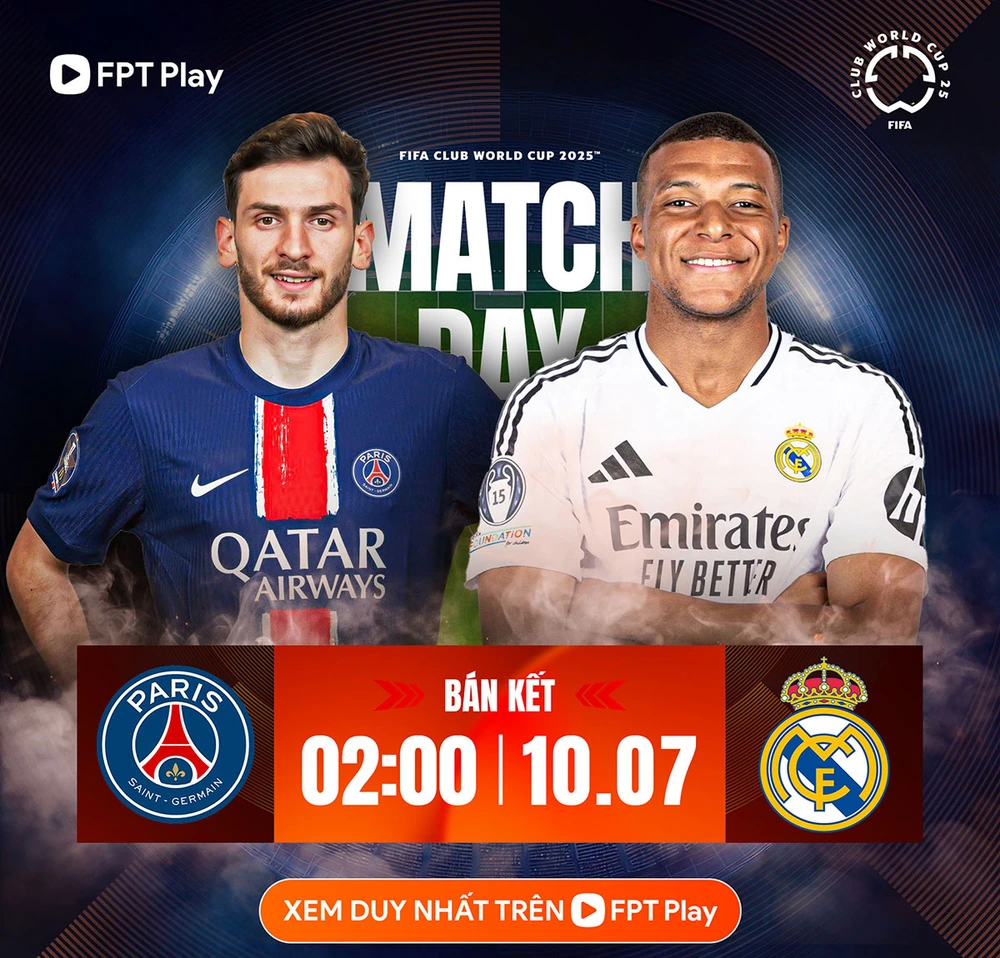 Link xem trực tiếp bóng đá PSG vs Real Madrid 02h00 hôm nay, FIFA Club World Cup 2025 - Ảnh 3.