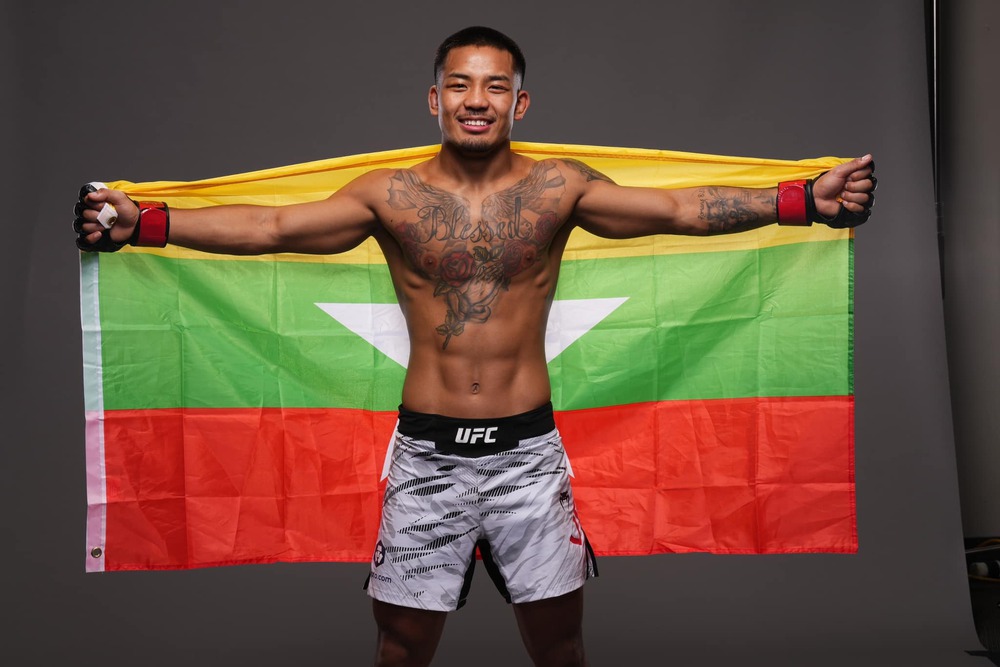 Võ sĩ Myanmar gây tiếng vang tại UFC, trở thành người Đông Nam Á đầu tiên làm được điều này ở giải đấu danh giá - Ảnh 1.