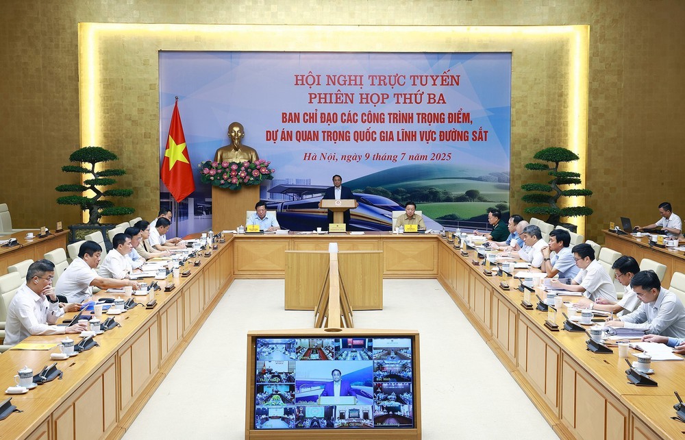 Thủ tướng Phạm Minh Chính chủ trì Phiên họp Ban Chỉ đạo công trình trọng điểm, dự án quan trọng quốc gia lĩnh vực đường sắt - Ảnh 2.