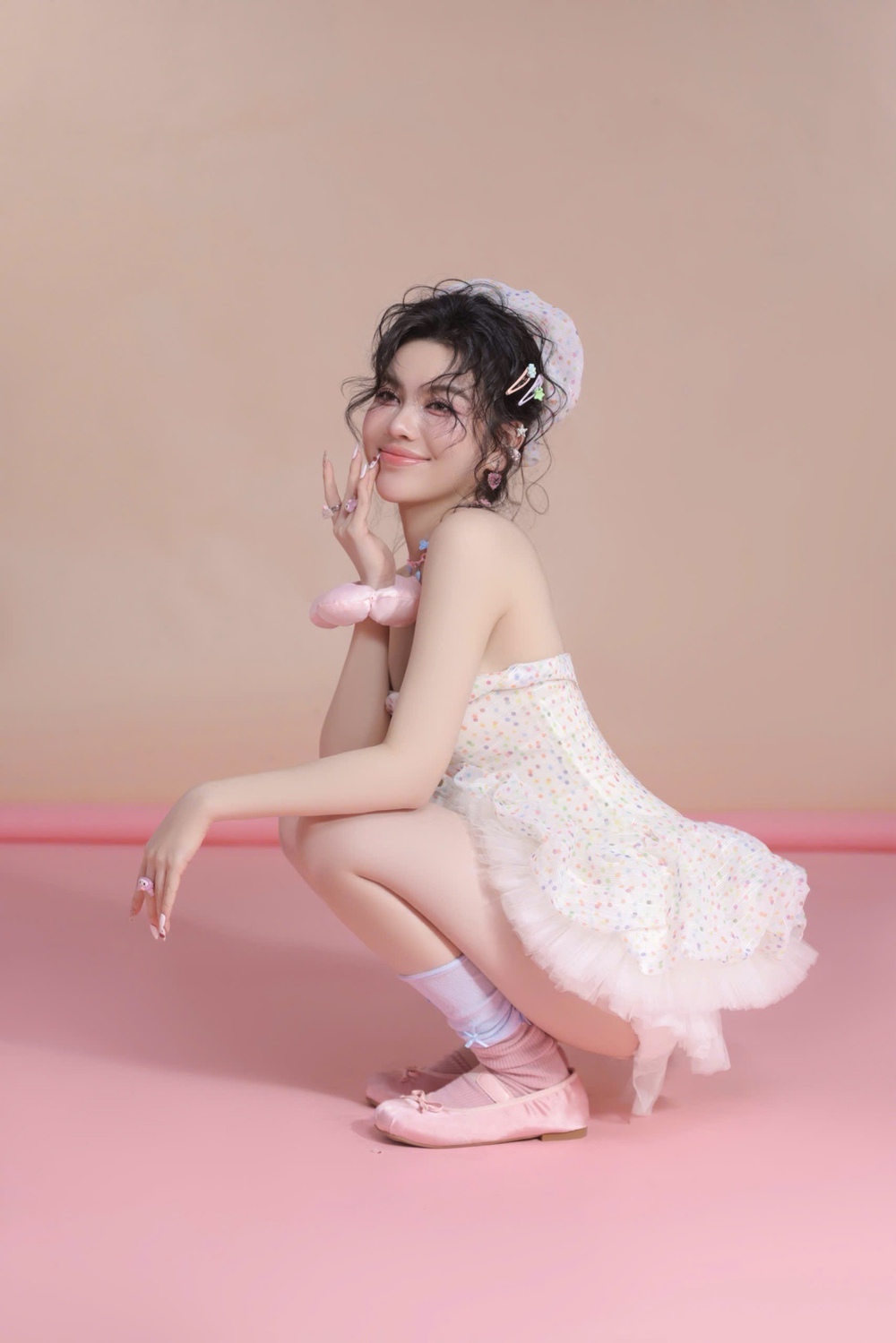 Hoa hậu Nguyễn Phương Anh hóa công chúa mừng tuổi 21 - Ảnh 4.