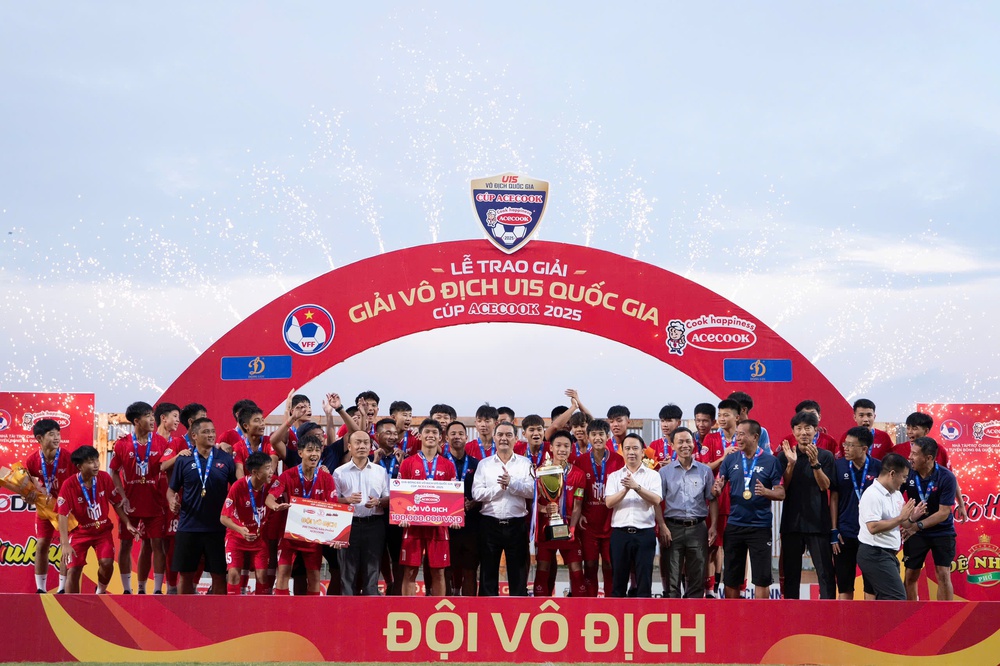 PVF bảo vệ thành công chức vô địch giải U15 QG – Cúp Acecook 2025 - Ảnh 2.