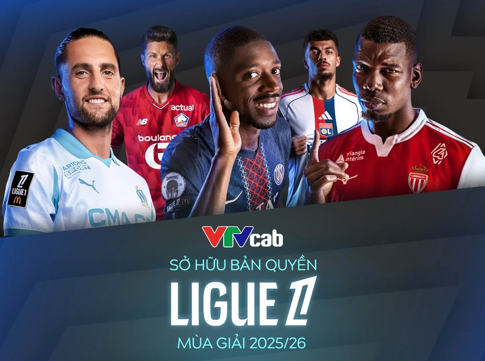 VTVcab độc quyền phát sóng Ligue 1 mùa 2025–2026 - Ảnh 1.