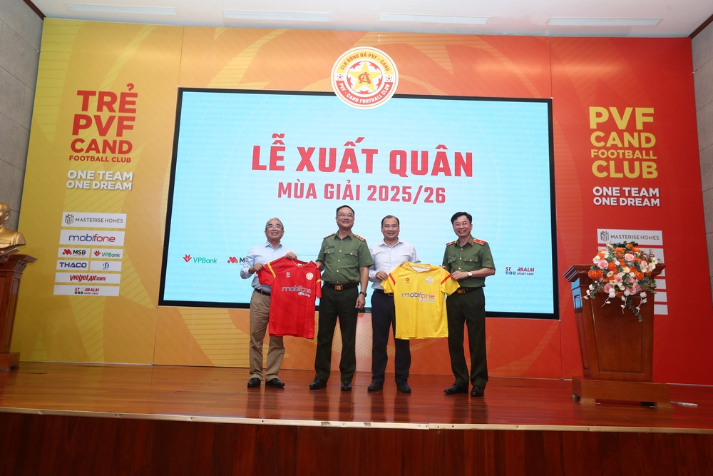 PVF-CAND làm lễ xuất quân, quyết tâm đạt thành tích cao ở mùa giải V-League đầu tiên - Ảnh 2.