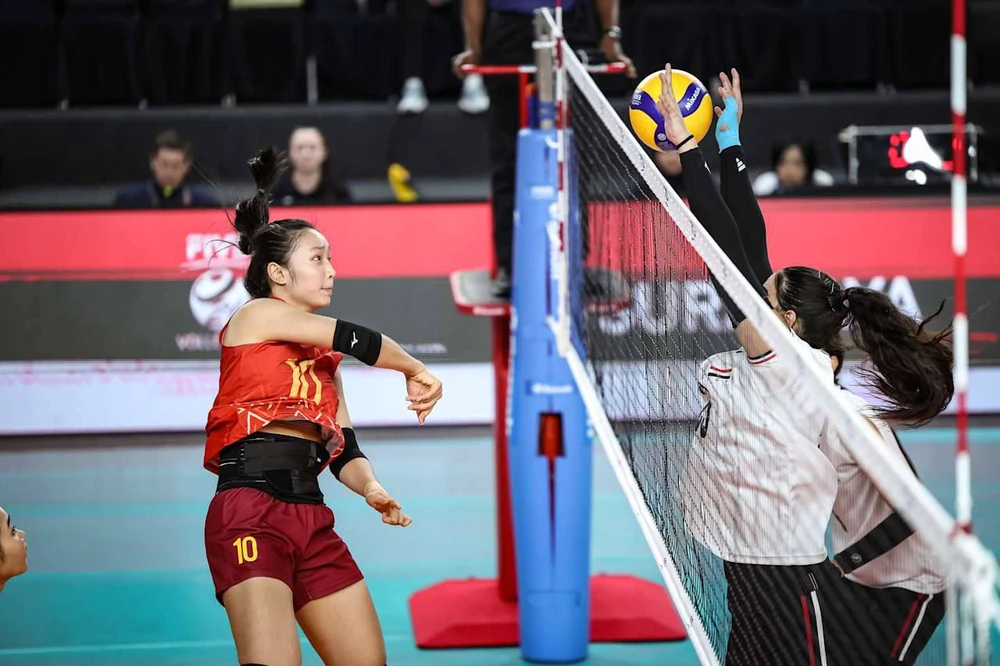 Lê Thùy Linh ghi tới 20 điểm trong chiến thắng 3-1 của U21 Việt Nam trước U21 Ai Cập ở giải vô địch bóng chuyền U21 nữ thế giới 2025