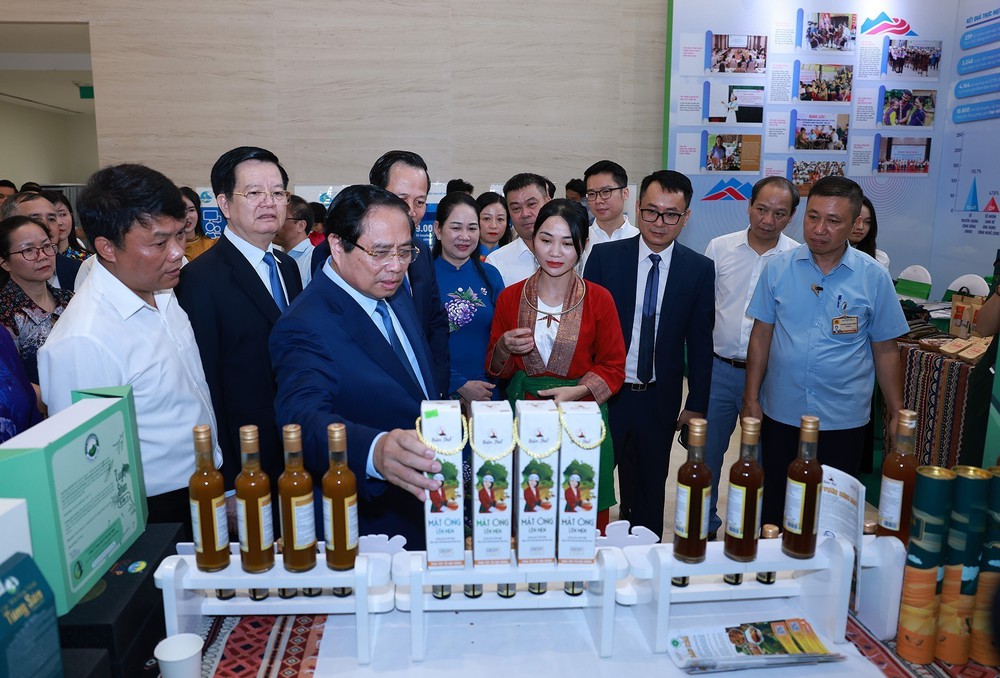 Thủ tướng Phạm Minh Chính chủ trì Hội nghị tổng kết Chương trình mục tiêu quốc gia phát triển kinh tế - xã hội vùng đồng bào dân tộc thiểu số và miền núi - Ảnh 7.