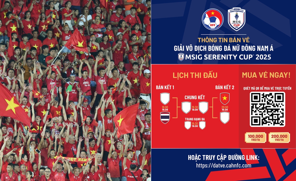 Hôm nay (14/8) bán vé bán kết AFF Cup nữ 2025 - Ảnh 2.