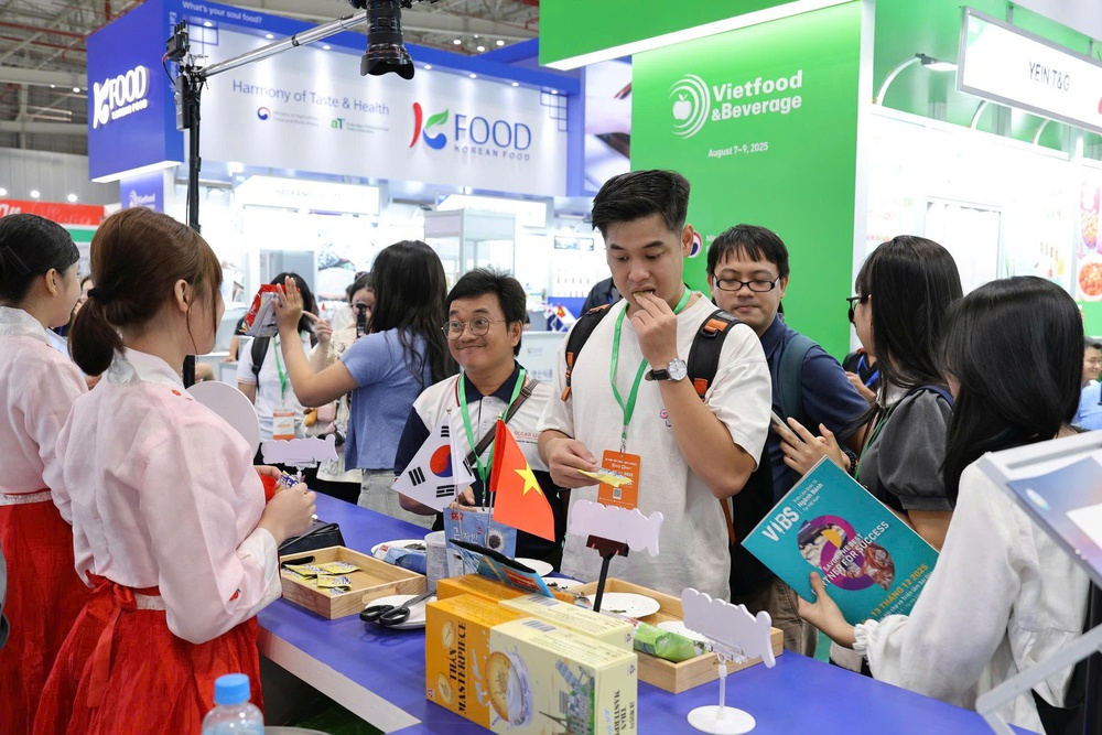Sản phẩm Hàn Quốc tạo dấu ấn tại Triển lãm Vietfood & Beverage - Propack Vietnam 2025 - Ảnh 2.