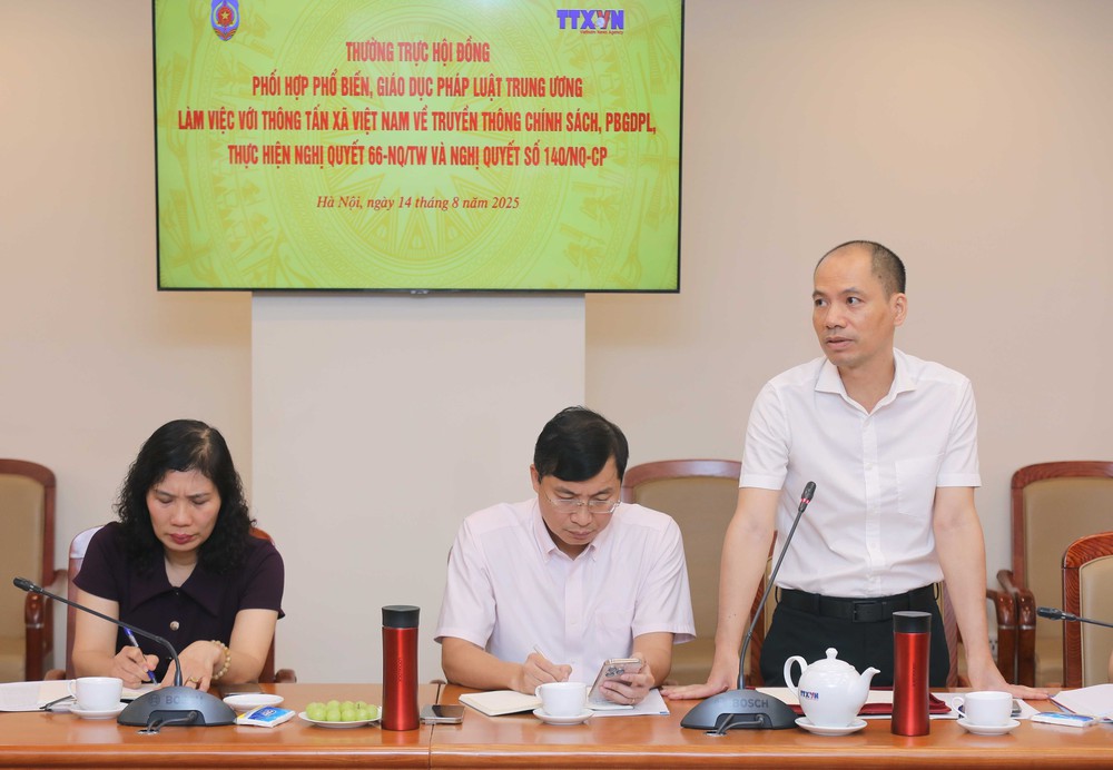 Công tác phổ biến, giáo dục pháp luật luôn được Thông tấn xã Việt Nam xác định là nhiệm vụ chính trị quan trọng - Ảnh 4.