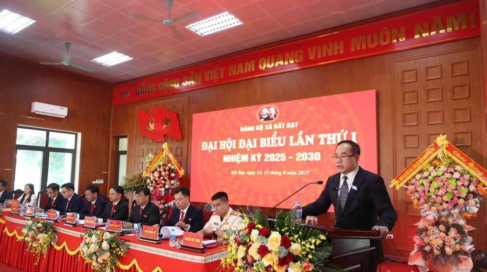 Đại hội Đảng bộ xã Bất Bạt lần thứ I: Đoàn kết – Dân chủ - Kỷ cương - Đột phá – Phát triển, quyết tâm xây dựng địa phương văn minh, giàu đẹp - Ảnh 2.
