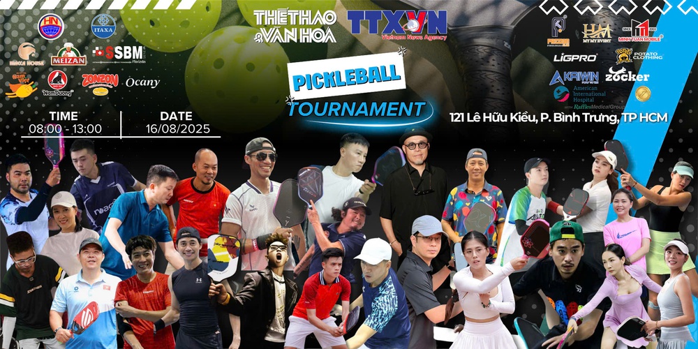Giải Pickleball báo Thể thao và Văn hóa 2025: Kết nối báo chí và nghệ sĩ  - Ảnh 1.