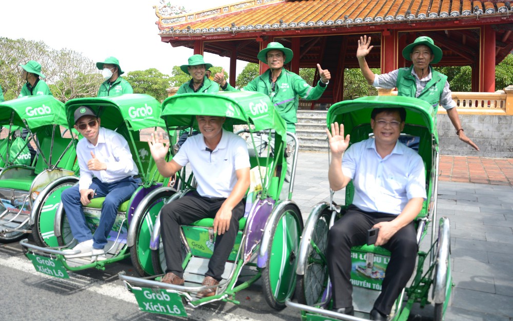 Huế: Ra mắt dịch vụ Grab Xích lô đầu tiên tại Việt Nam - Ảnh 1.