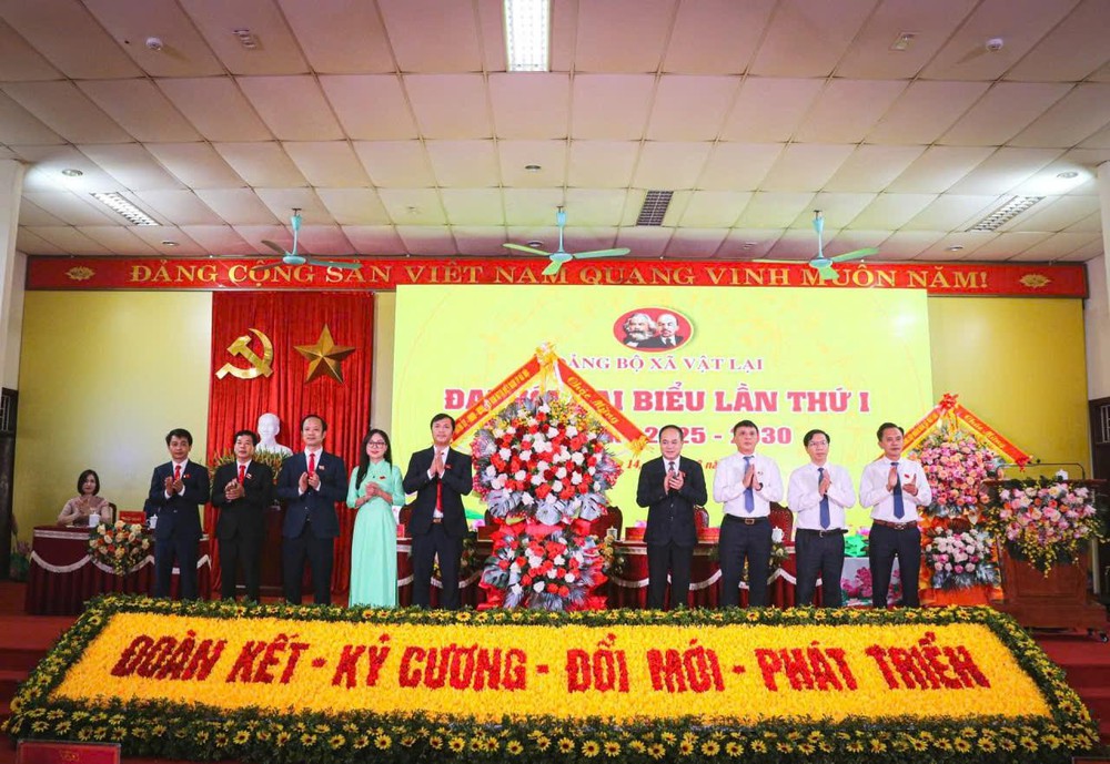 Đại hội đại biểu Đảng bộ xã Vật Lại lần thứ I, nhiệm kỳ 2025-2030: Dấu mốc mới trên hành trình phát triển - Ảnh 5.