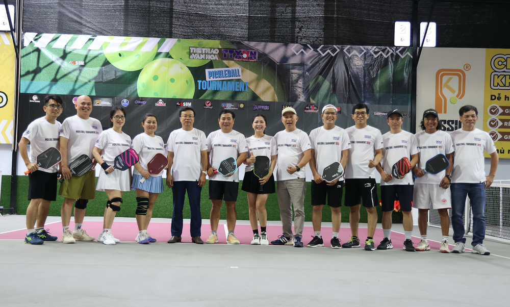 Tưng bừng khai mạc giải Pickleball báo Thể thao và Văn hoá 2025 - Ảnh 5.