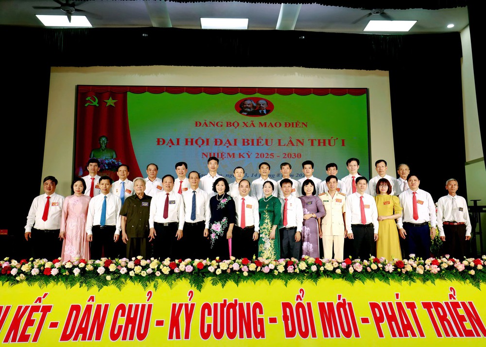Đại hội Đảng bộ xã Mao Điền lần thứ I: Khát vọng vươn lên, kiến tạo tương lai - Ảnh 4.