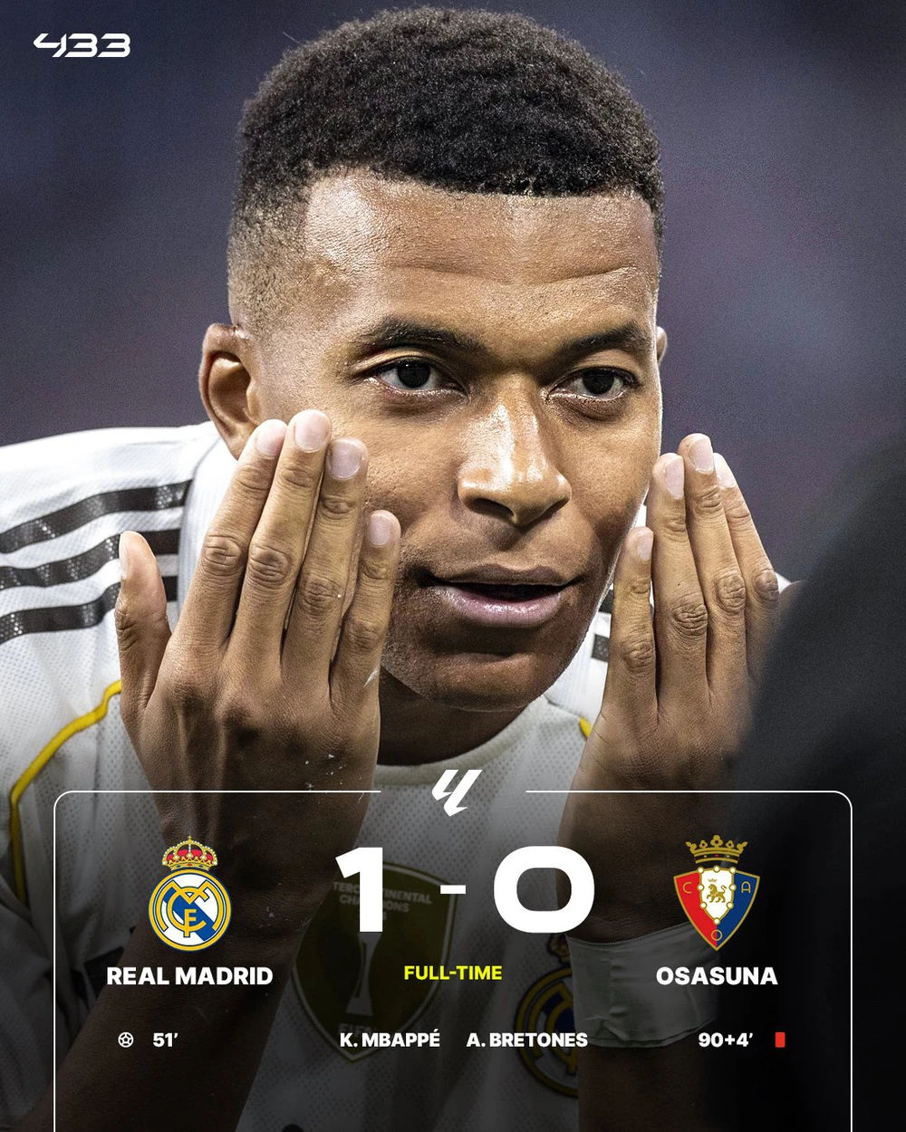 Mbappe ghi bàn trên chấm 11m, Real Madrid thắng trận ra quân ở La Liga - Ảnh 3.