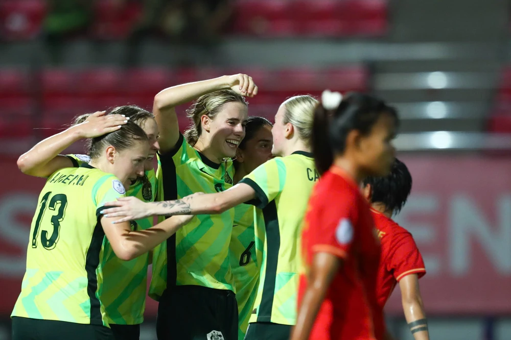 Australia đánh bại Myanmar 1-0, giành chức vô địch giải bóng đá nữ Đông Nam Á 2025. Ảnh: Hoàng Linh